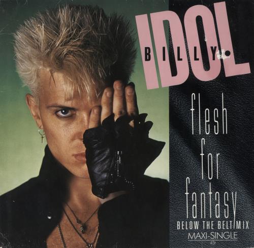 Billy Idol Flesh For Fantasy 12" vinyl single (12 inch record / Maxi-single) German IDO12FL802641