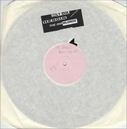 Billy Idol Heroin 12" vinyl single (12 inch record / Maxi-single) US IDO12HE206283