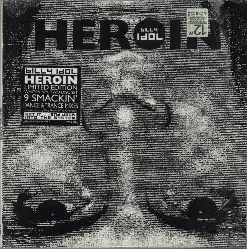 Billy Idol Heroin 12" vinyl single (12 inch record / Maxi-single) US IDO12HE406561