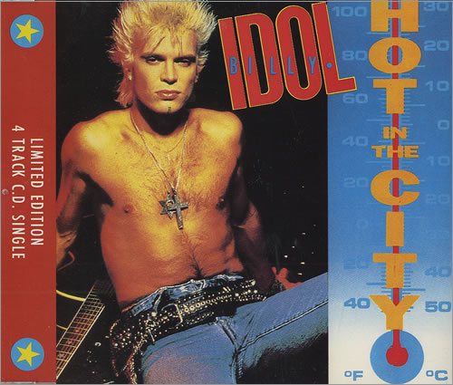 Billy Idol Hot In The City CD single (CD5 / 5") UK IDOC5HO50971