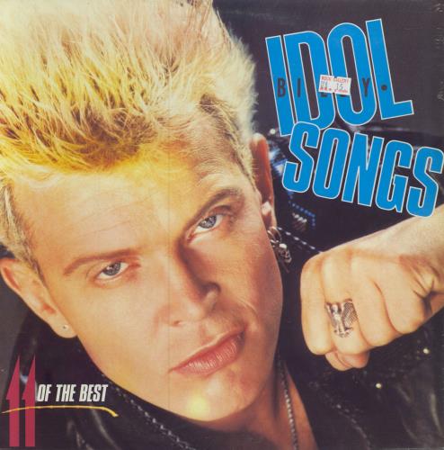 Billy Idol Idol Songs vinyl LP album (LP record) Hong Kong IDOLPID786281