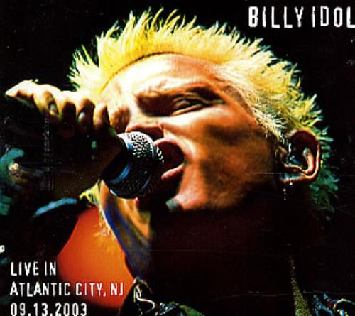 Billy Idol Live In Atlantic City, NJ CD-R acetate US IDOCRLI298179
