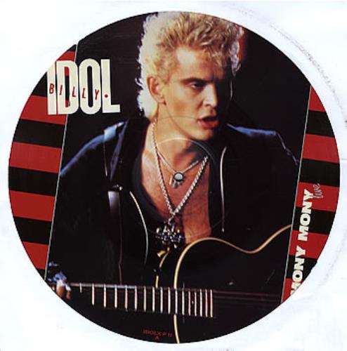 Billy Idol Mony Mony 12" vinyl picture disc (12 inch picture record) UK IDO2PMO38817