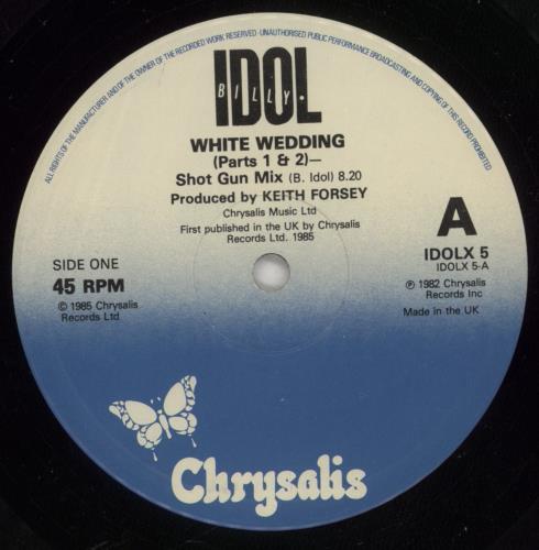 Billy Idol Rebel Yell - Hype Stickered 12" vinyl single (12 inch record / Maxi-single) UK IDO12RE33876