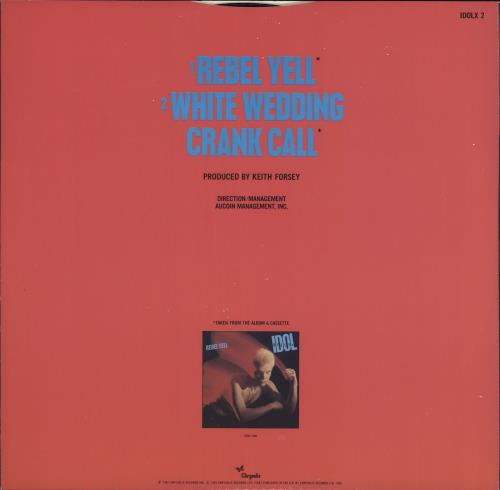 Billy Idol Rebel Yell - Picture Sleeve 12" vinyl single (12 inch record / Maxi-single) UK IDO12RE730241