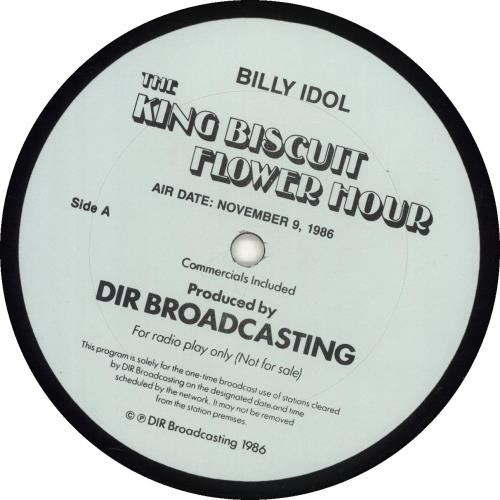 Billy Idol The King Biscuit Flower Hour 2-LP vinyl record set (Double LP Album) US IDO2LTH688551