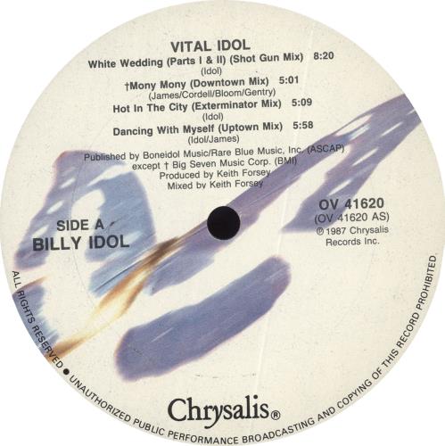 Billy Idol Vital Idol vinyl LP album (LP record) UK IDOLPVI707427