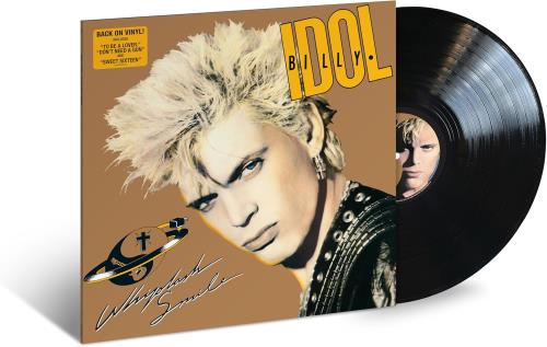 Billy Idol Whiplash Smile - Black Vinyl - Sealed vinyl LP album (LP record) UK IDOLPWH871744