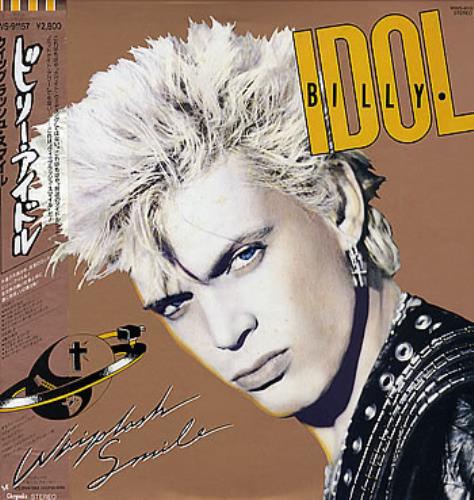 Billy Idol Whiplash Smile vinyl LP album (LP record) Japanese IDOLPWH300032