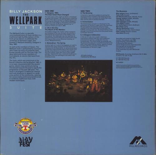 Billy Jackson The Wellpark Suite vinyl LP album (LP record) UK 54QLPTH812614