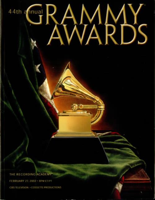Billy Joel 44th Annual Grammy Awards Programme tour programme US BLYTRTH534161