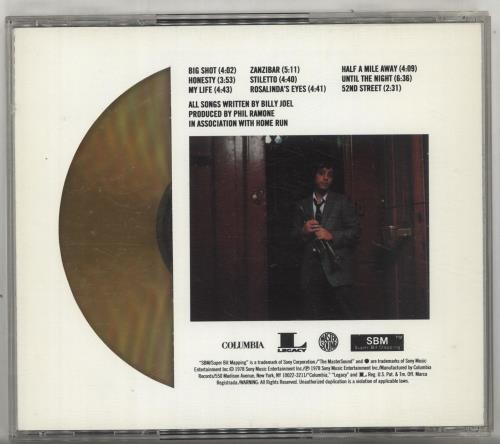 Billy Joel 52nd Street CD album (CDLP) US BLYCDND705810