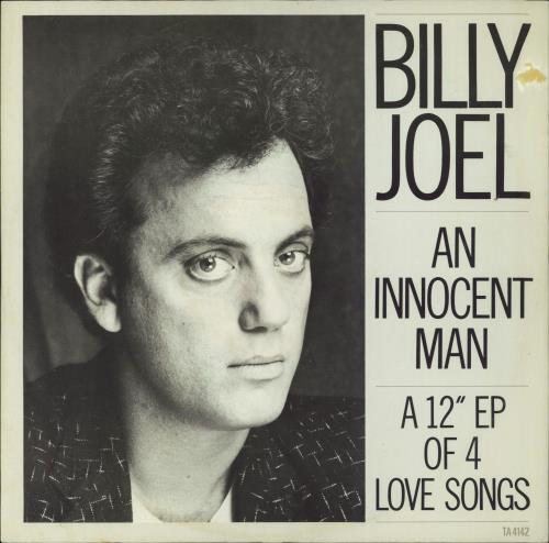 Billy Joel An Innocent Man 12" vinyl single (12 inch record / Maxi-single) UK BLY12AN229096