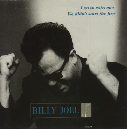 Billy Joel I Go To Extremes 7" vinyl single (7 inch record / 45) UK BLY07IG875841