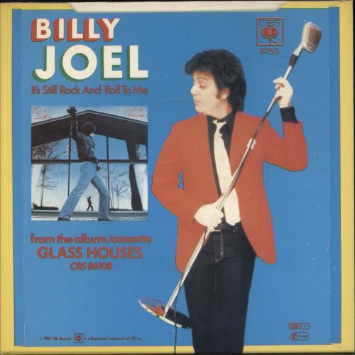 Billy Joel It's Still Rock And Roll To Me + P/S 7" vinyl single (7 inch record / 45) UK BLY07IT242335