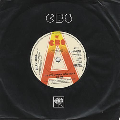 Billy Joel It's Still Rock And Roll To Me 7" vinyl single (7 inch record / 45) UK BLY07IT379705