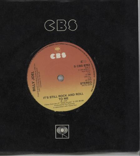 Billy Joel It's Still Rock And Roll To Me 7" vinyl single (7 inch record / 45) UK BLY07IT672121