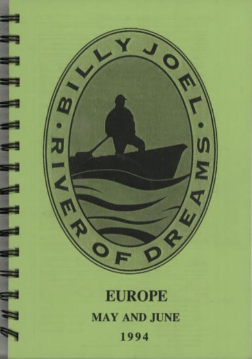 Billy Joel River Of Dreams - Europe 1994 Itinerary UK BLYITRI613897