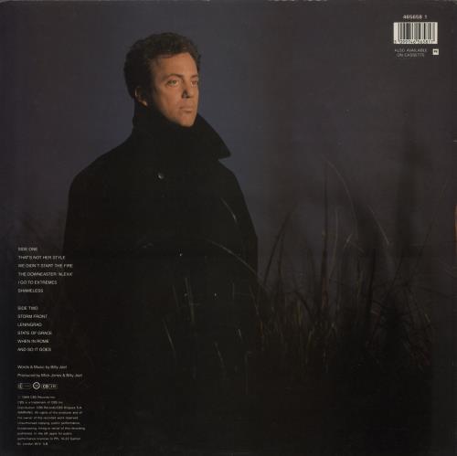 Billy Joel Storm Front vinyl LP album (LP record) UK BLYLPST251170