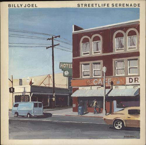 Billy Joel Streetlife Serenade - Gold promo stamp vinyl LP album (LP record) UK BLYLPST656554