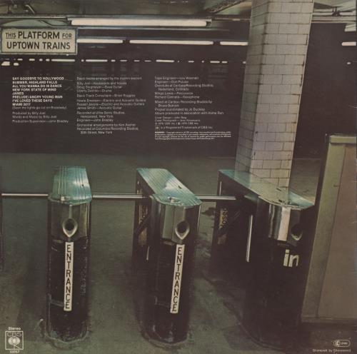 Billy Joel Turnstiles vinyl LP album (LP record) UK BLYLPTU572982