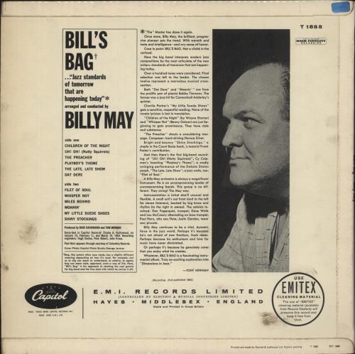Billy May Bill's Bag vinyl LP album (LP record) UK BM7LPBI881041