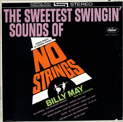 Billy May The Sweetest Swingin' Sounds Of No Strings vinyl LP album (LP record) US BM7LPTH475249
