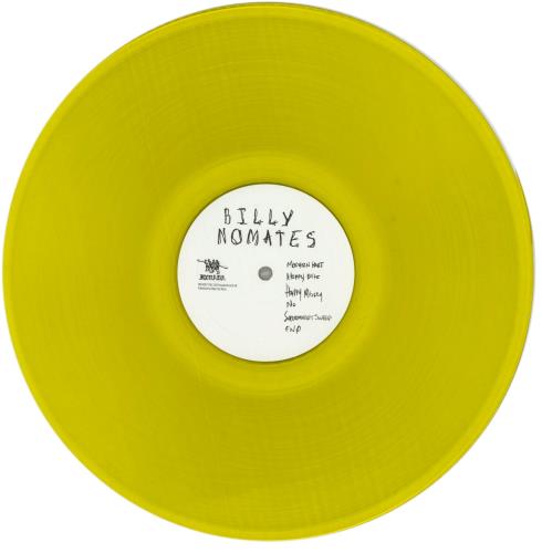 Billy Nomates Billy Nomates - Yellow Vinyl vinyl LP album (LP record) UK 8TOLPBI858497