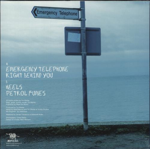 Billy Nomates Emergency Telephone - Ocean Blues Blue Vinyl - Sealed 12" vinyl single (12 inch record / Maxi-single) UK 8TO12EM864457