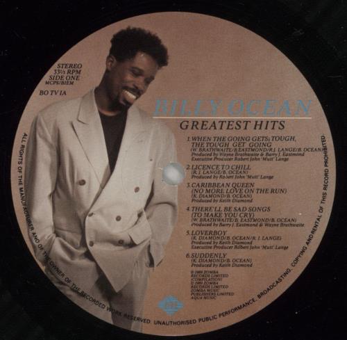 Billy Ocean Greatest Hits - shrink vinyl LP album (LP record) UK BCNLPGR875008