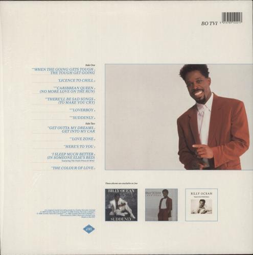 Billy Ocean Greatest Hits - shrink vinyl LP album (LP record) UK BCNLPGR875008