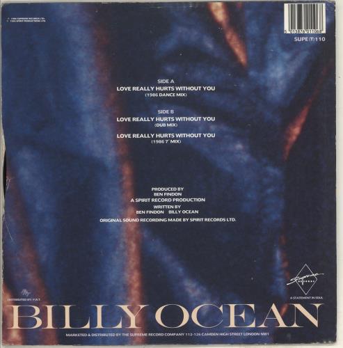 Billy Ocean Love Really Hurts Without You 12" vinyl single (12 inch record / Maxi-single) UK BCN12LO715843