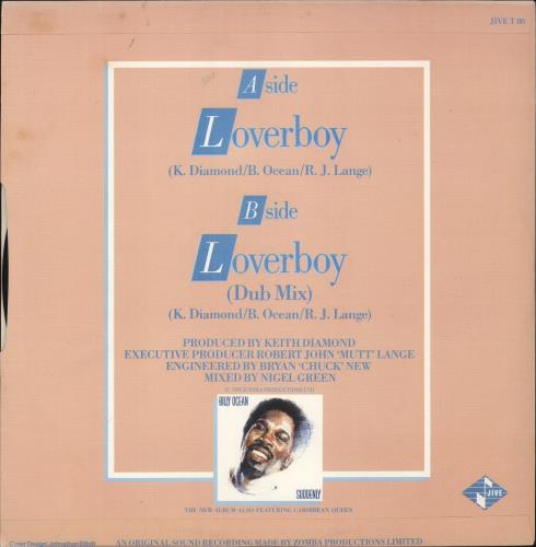Billy Ocean Loverboy 12" vinyl single (12 inch record / Maxi-single) UK BCN12LO393095