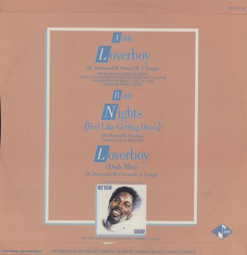 Billy Ocean Loverboy 12" vinyl single (12 inch record / Maxi-single) UK BCN12LO757987