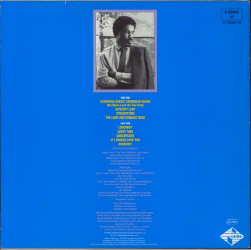 Billy Ocean Suddenly vinyl LP album (LP record) German BCNLPSU804583