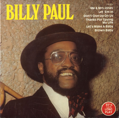 Billy Paul Billy Paul 7" vinyl single (7 inch record / 45) UK BYU07BI563945