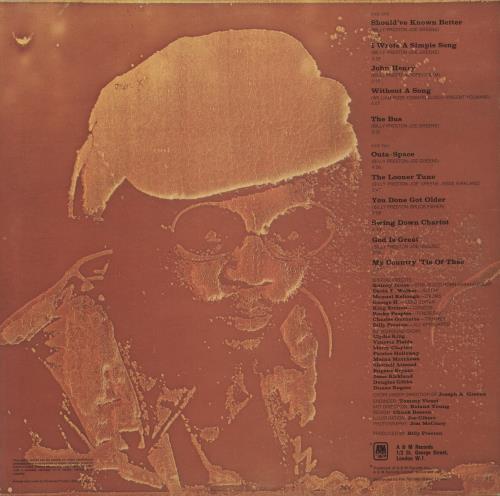 Billy Preston I Wrote A Simple Song vinyl LP album (LP record) UK BIPLPIW252404