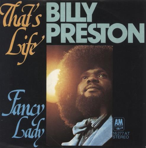 Billy Preston That's Life 7" vinyl single (7 inch record / 45) German BIP07TH858637
