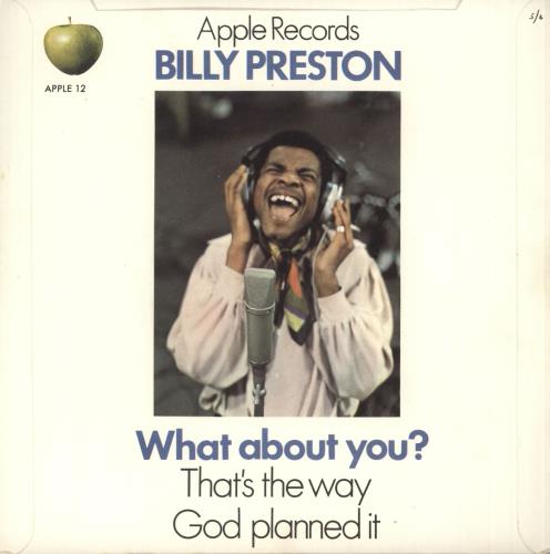 Billy Preston That's The Way God Planned It - Solid - P/S 7" vinyl single (7 inch record / 45) UK BIP07TH77929