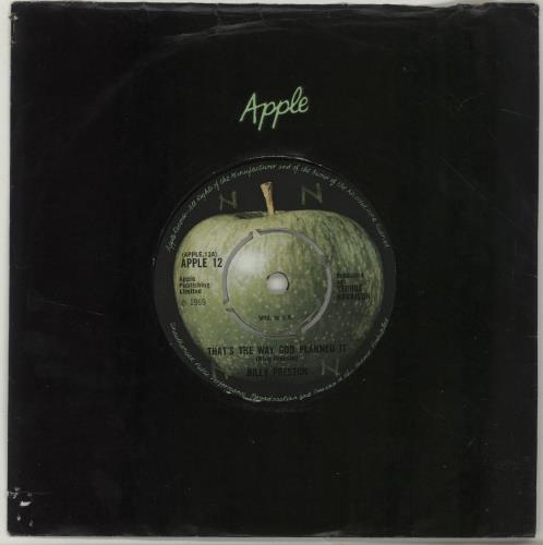Billy Preston That's The Way God Planned It - WOL 7" vinyl single (7 inch record / 45) UK BIP07TH688150