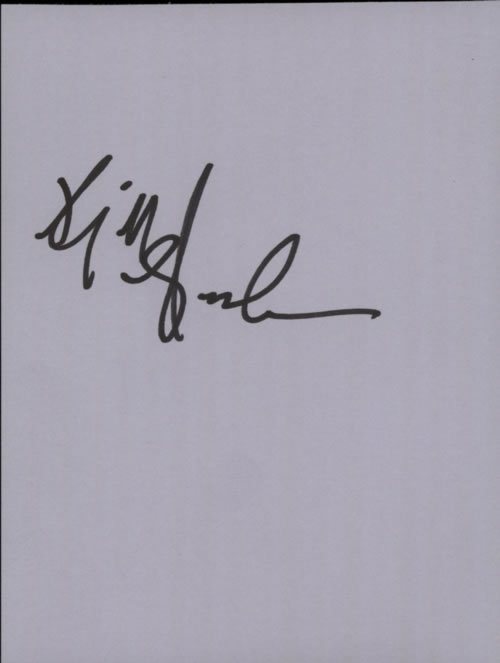 Billy Sheehan Page From An Autograph Book memorabilia UK B-SMMPA608883