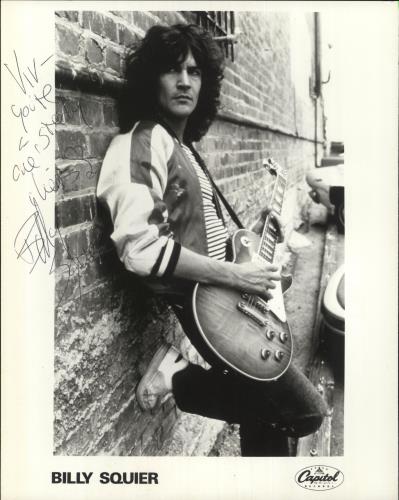 Billy Squier Don't Say No + Inner + Factory Sample + Autographed vinyl LP album (LP record) UK BSQLPDO740455