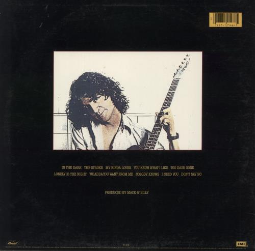 Billy Squier Don't Say No + Inner vinyl LP album (LP record) US BSQLPDO874612