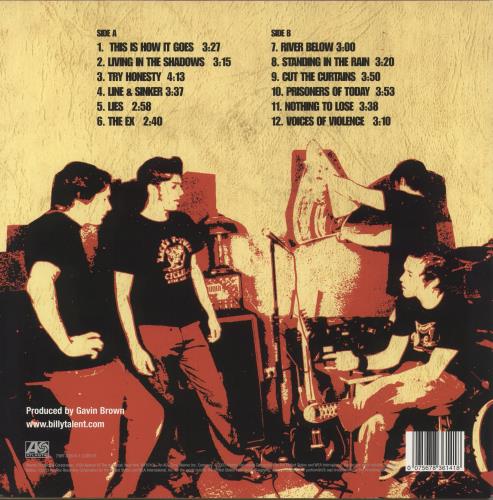 Billy Talent Billy Talent vinyl LP album (LP record) US B56LPBI803955
