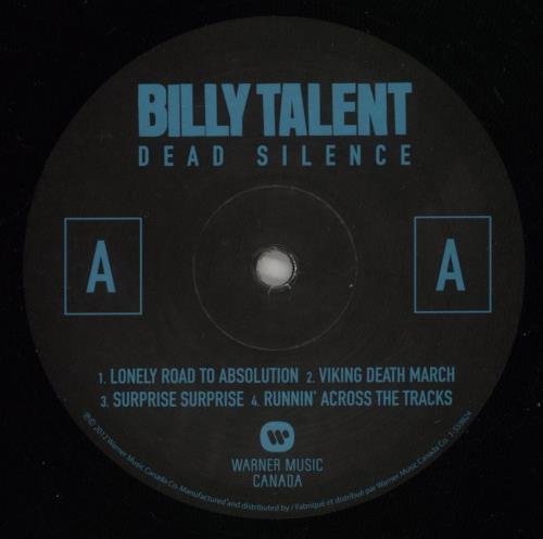 Billy Talent Dead Silence + Bonus CD 2-LP vinyl record set (Double LP Album) UK B562LDE877334