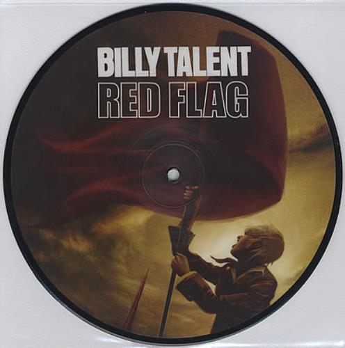 Billy Talent Red Flag 7" vinyl picture disc (7 inch picture disc single) UK B567PRE372156