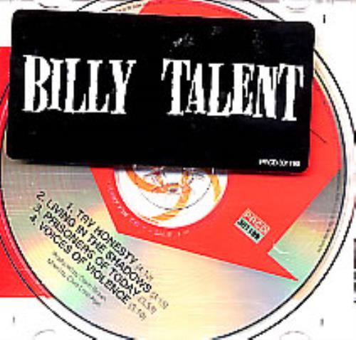 Billy Talent Try Honesty CD single (CD5 / 5") US B56C5TR265558
