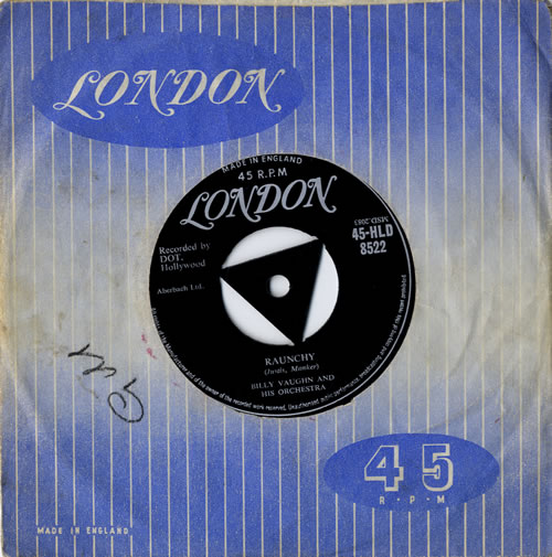 Billy Vaughn Raunchy 7" vinyl single (7 inch record / 45) UK BVG07RA547834