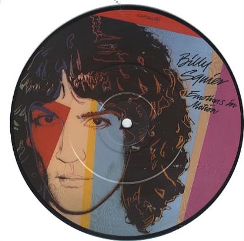 Billy Squier Emotions In Motion UK 7&quot; vinyl picture disc (7 inch 