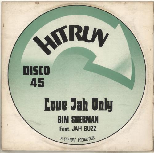Bim Sherman Love Jah Only - EX 12" vinyl single (12 inch record / Maxi-single) UK BV-12LO715949